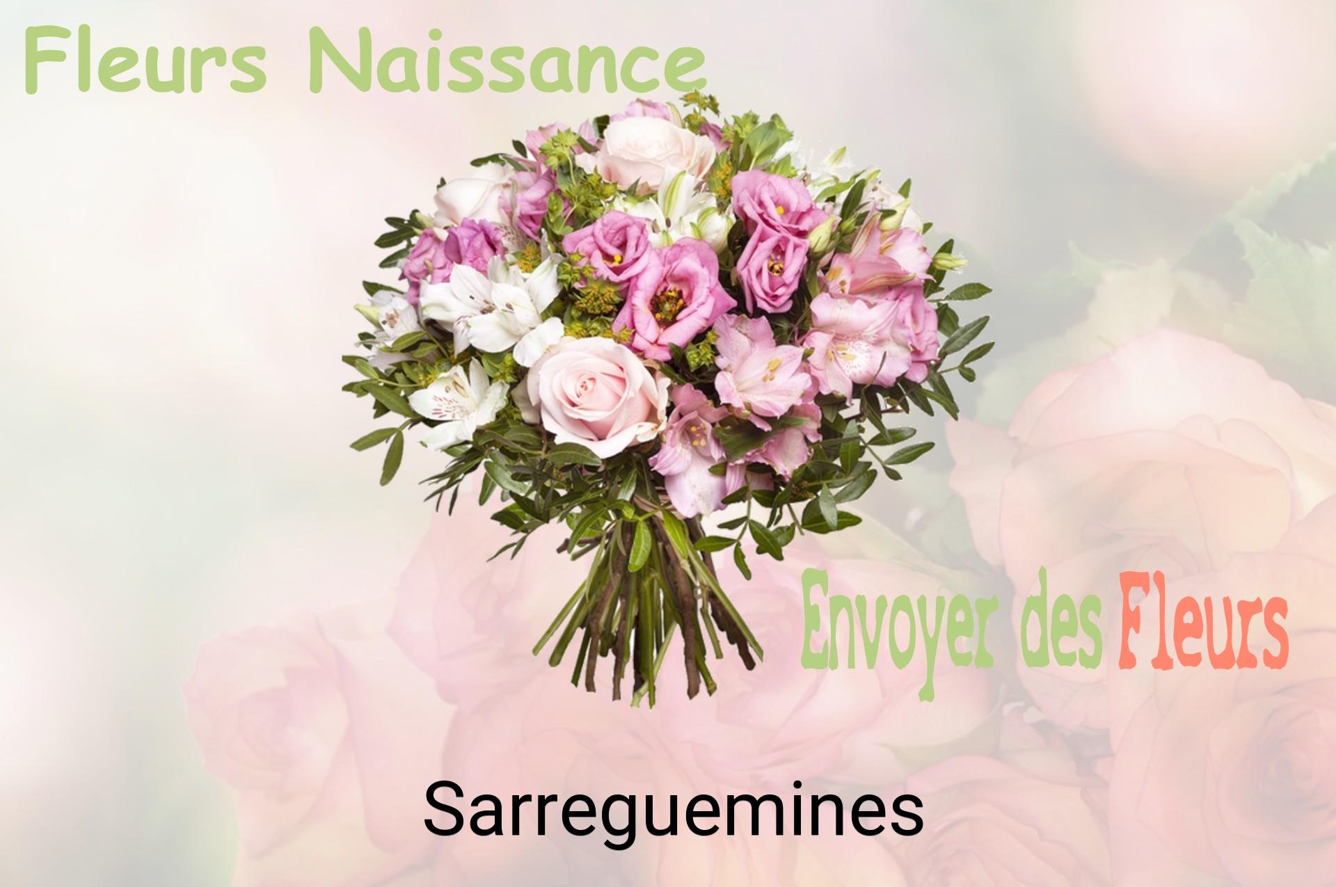 Bouquet de fleurs de naissance livré à Sarreguemines
